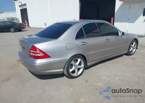 2005 Mercedes-Benz C 230 Kompressor Sport from USA, damaged, VIN WDBRF40JX5F698688